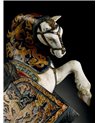 Escultura Caballo oriental. Mate. Serie limitada