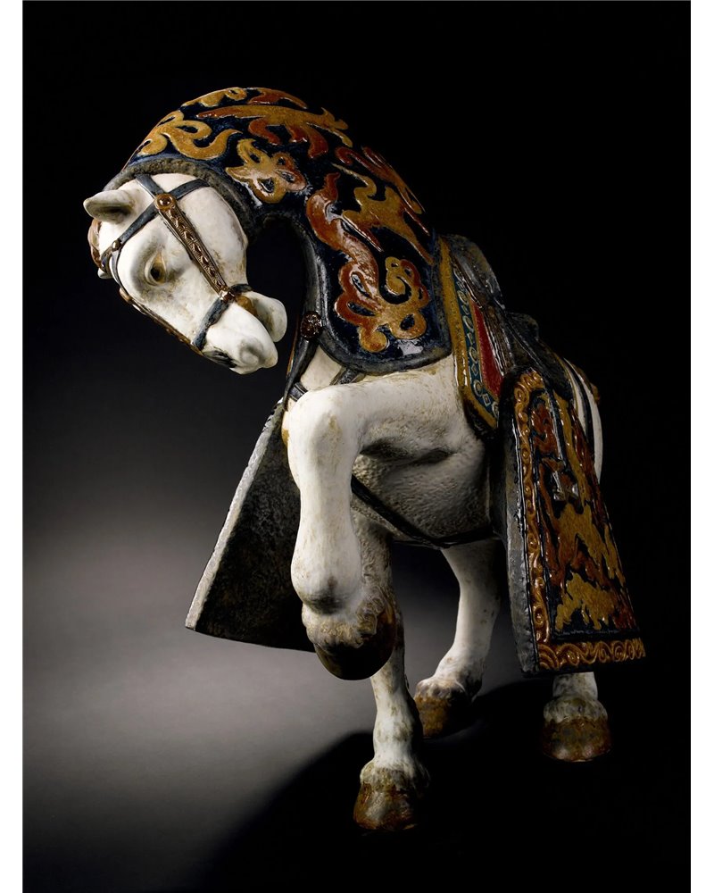 Escultura Caballo oriental. Mate. Serie limitada