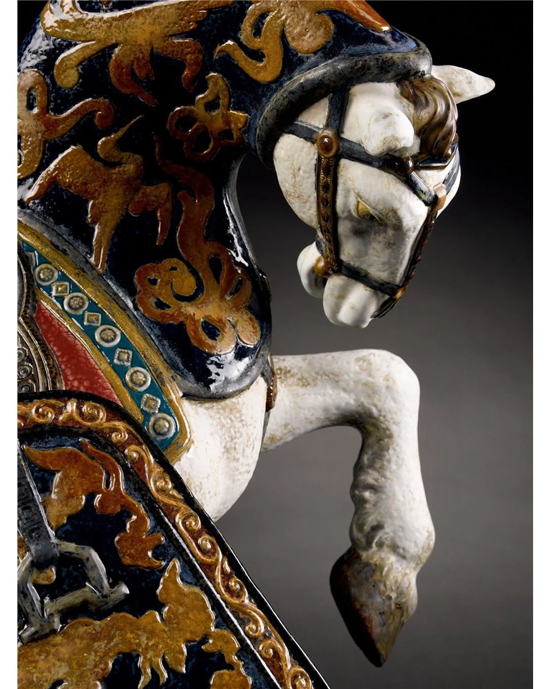 Escultura Caballo oriental. Mate. Serie limitada