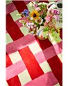 Basketweave Coral Rose 144102