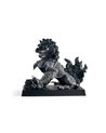 Escultura Leona guardián. Negro. Serie limitada