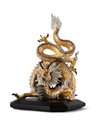 Escultura Dragón protector. Oro. Edición especial. Serie Limitada