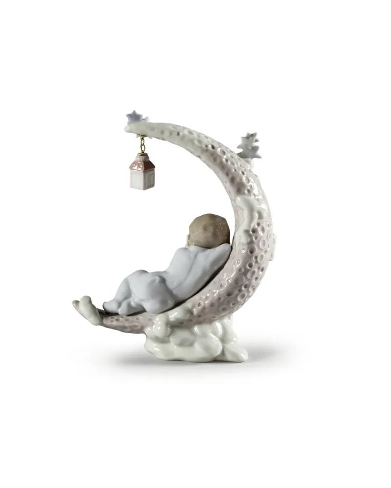 Figura niño Soñando con la luna