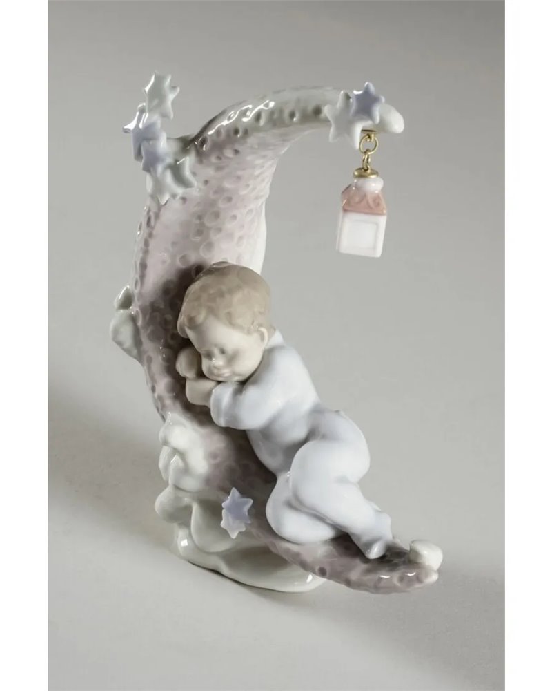Figura niño Soñando con la luna