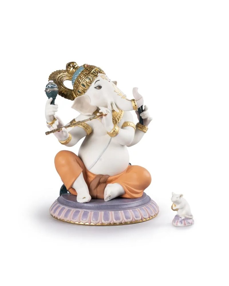 Figura Ganesha con bansuri. Serie limitada Figura Ganesha con bansuri. Serie limitada