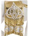 Escultura Caballo cortesano. Lustre oro