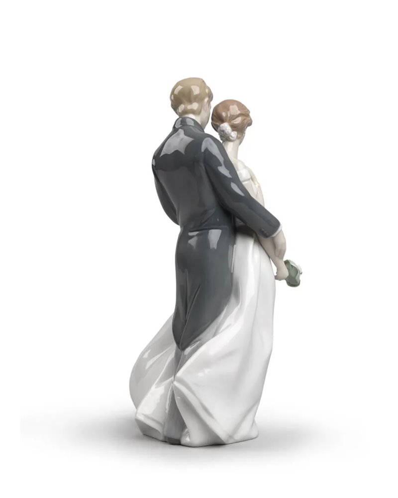Figura pareja de novios Amor eterno