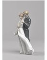 Figura pareja de novios Amor eterno