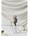 Figura pareja de novios Amor eterno