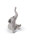 Figura Elefante bebé con flor rosa