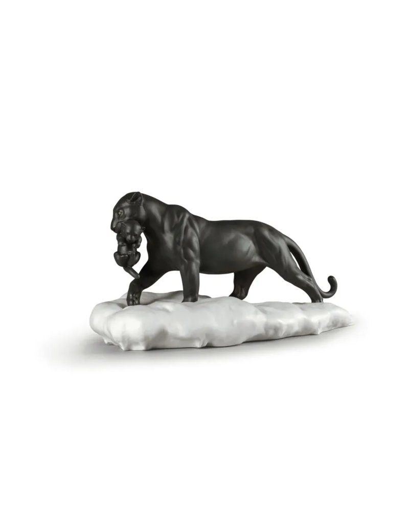 Figura Pantera negra con cachorro Figura Pantera negra con cachorro