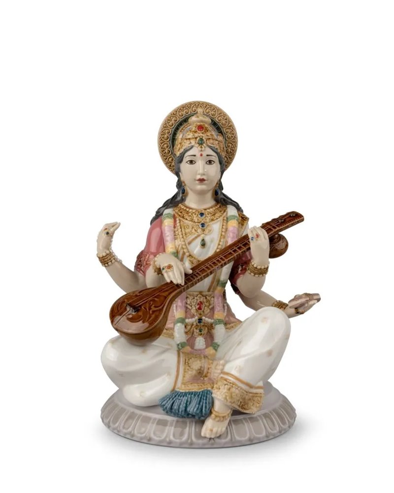 Figura Diosa Saraswati Figura Diosa Saraswati
