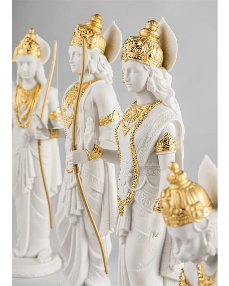 Escultura Sita. Lustre oro