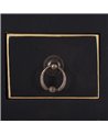 CONSOLA 4 PUERTAS Y 3 CAJONES NEGRO 95 X 26 X 90 CM
