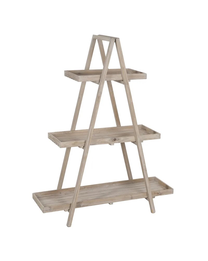 ESTANTERÍA NATURAL MADERA 120 X 42 X 153 CM