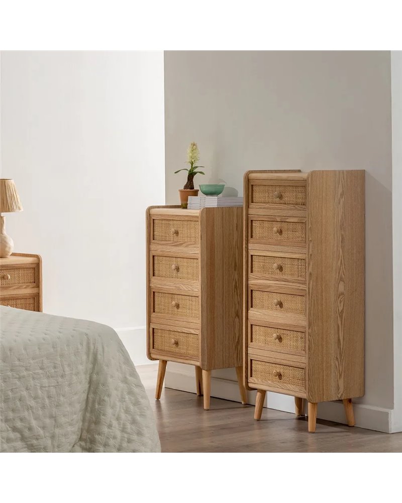 SINFONIER NATURAL MADERA PAULONIA/DM 40 X 30 X 104 CM