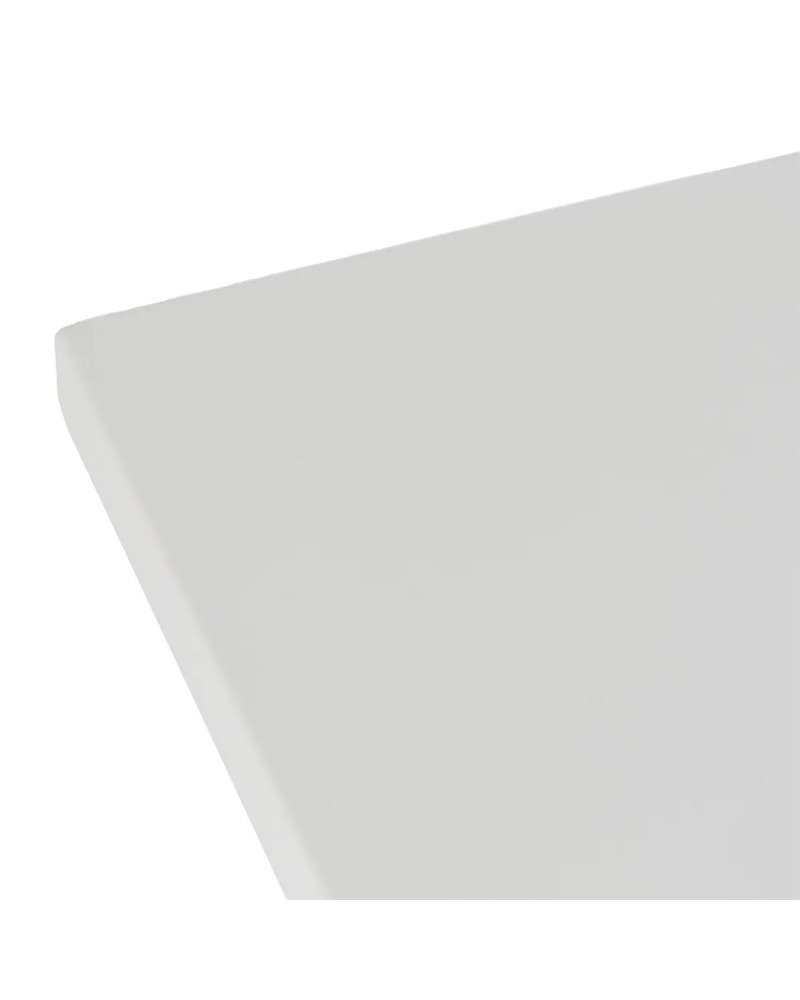 MESA AUXILIAR PLEGABLE BLANCO ACERO 70 X 70 X 74 CM