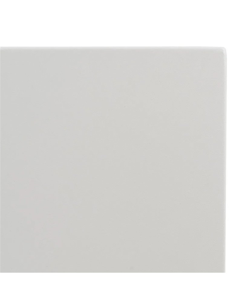 MESA AUXILIAR PLEGABLE BLANCO ACERO 70 X 70 X 74 CM