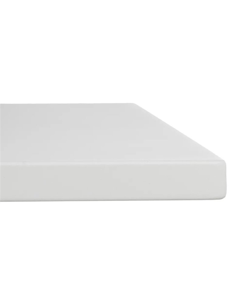 MESA AUXILIAR PLEGABLE BLANCO ACERO 70 X 70 X 74 CM