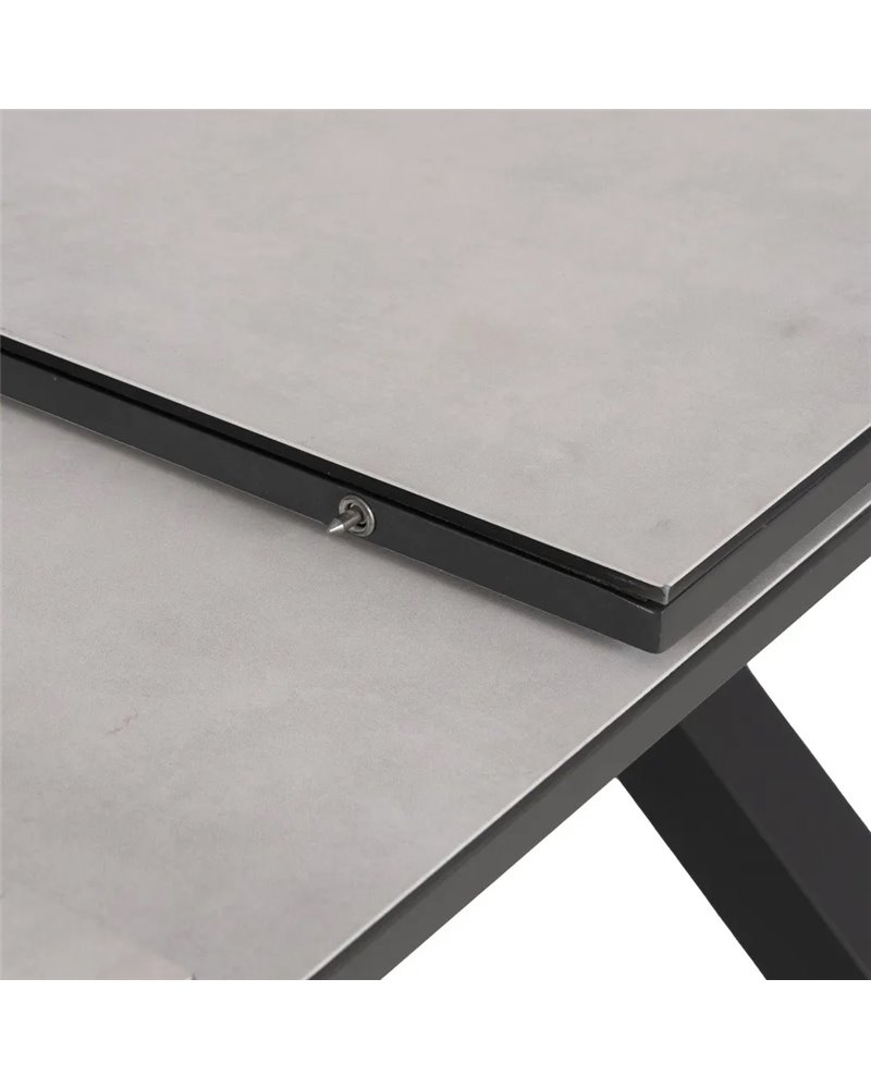 MESA COMEDOR EXTENSIBLE BLANCO 180 X 100 X 77 CM