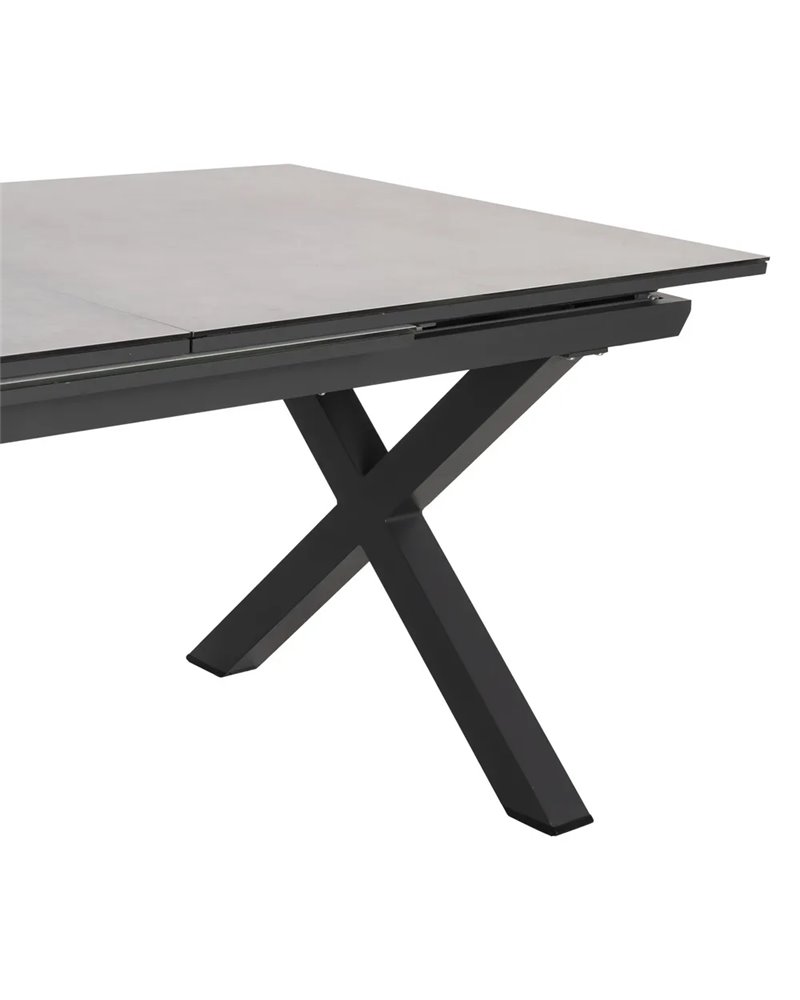 MESA COMEDOR EXTENSIBLE BLANCO 180 X 100 X 77 CM