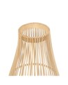 FAROL PORTAVELAS NATURAL BAMBÚ 30 X 30 X 55 CM