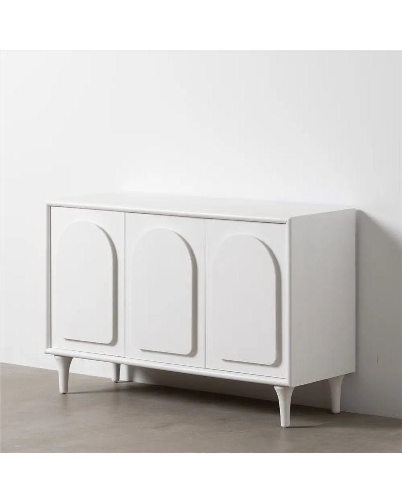 APARADOR BLANCO DM-MADERA 120 X 40 X 81 CM