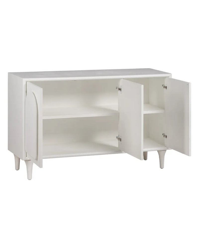 APARADOR BLANCO DM-MADERA 120 X 40 X 81 CM