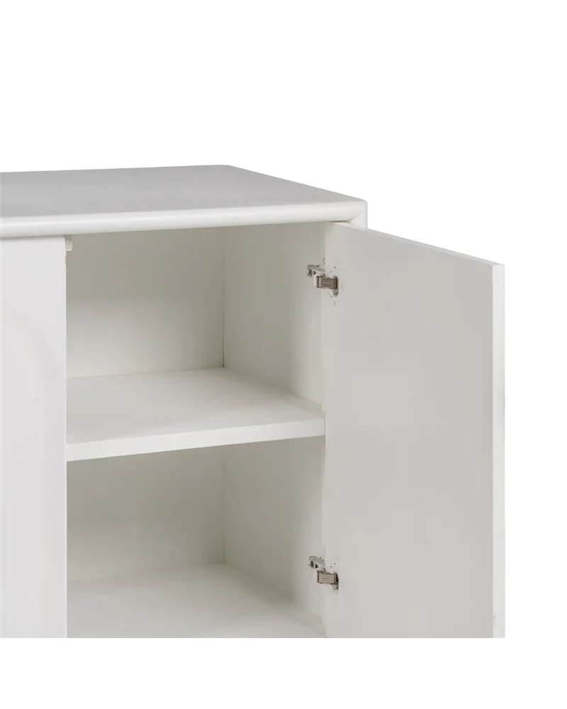 APARADOR BLANCO DM-MADERA 120 X 40 X 81 CM