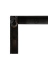 RELOJ PARED NEGRO METAL 80 X 3,50 X 80 CM