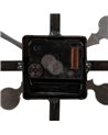 RELOJ PARED NEGRO METAL 80 X 3,50 X 80 CM