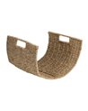 LEÑERO METAL/FIBRA NATURAL 45 X 35 X 25 CM