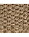 LEÑERO METAL/FIBRA NATURAL 45 X 35 X 25 CM