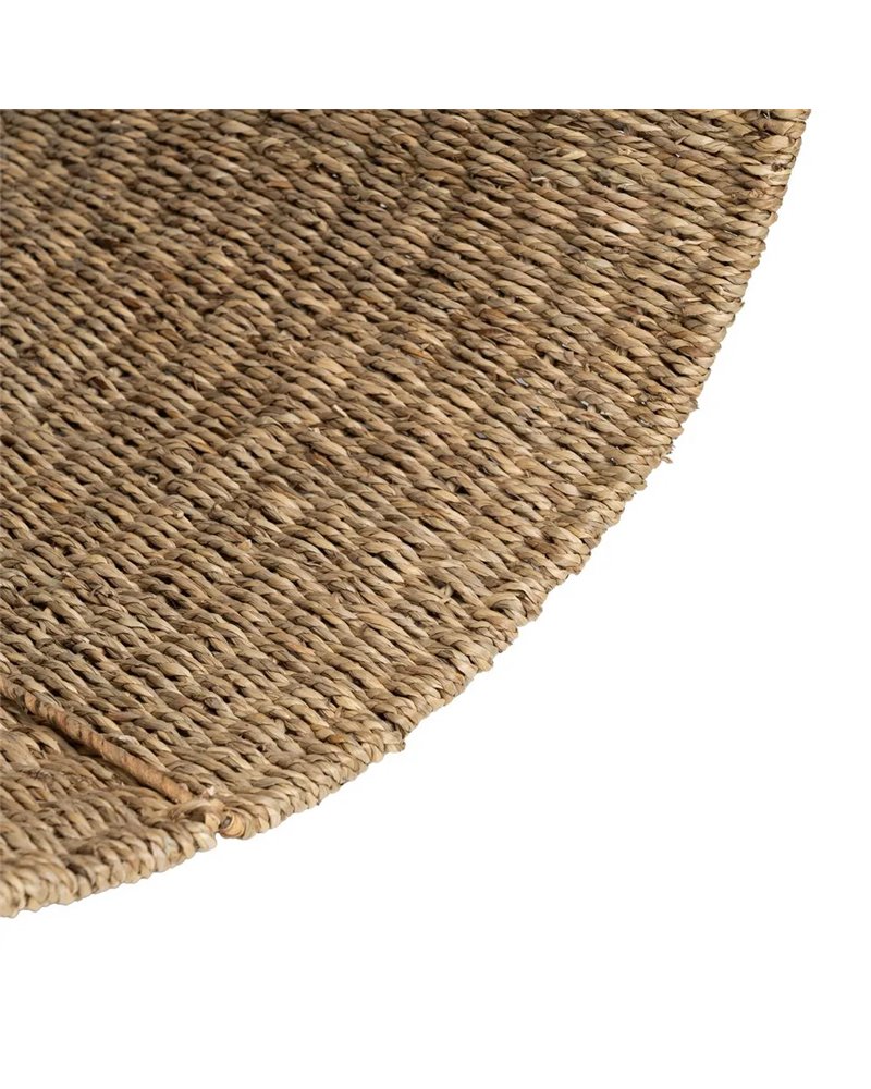 LEÑERO METAL/FIBRA NATURAL 45 X 35 X 25 CM