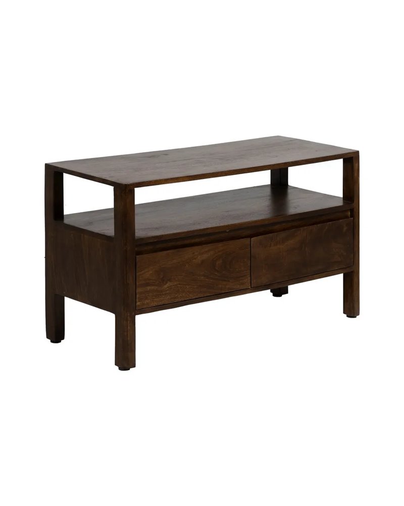 MUEBLE AUXILIAR MARRÓN MADERA DE MANGO 97 X 40 X 55 CM