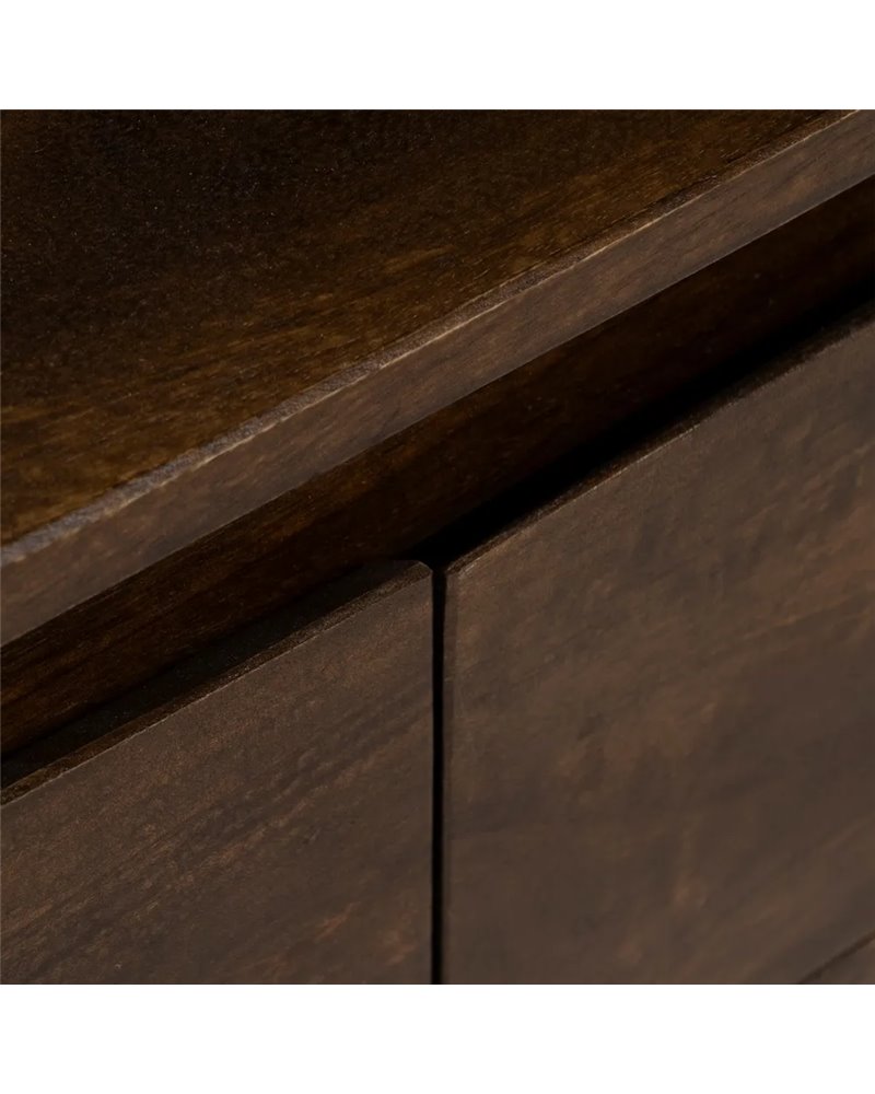 MUEBLE AUXILIAR MARRÓN MADERA DE MANGO 97 X 40 X 55 CM