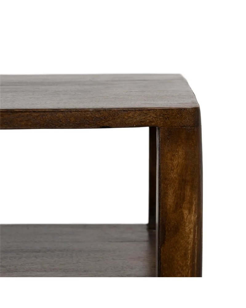 MUEBLE AUXILIAR MARRÓN MADERA DE MANGO 97 X 40 X 55 CM