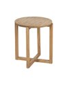 MESA AUXILIAR NATURAL MADERA MINDI SALÓN 40 X 40 X 45 CM