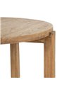 MESA AUXILIAR NATURAL MADERA MINDI SALÓN 40 X 40 X 45 CM