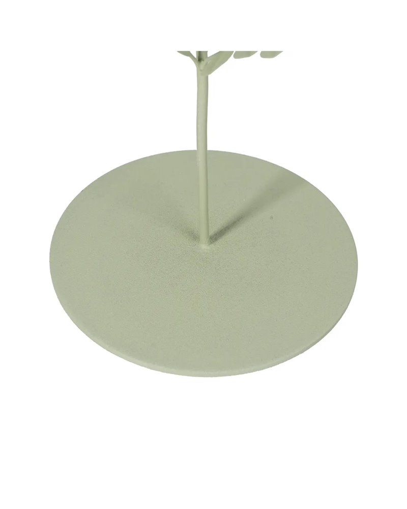 FIGURA ARBOLITO VERDE CLARO METAL 26 X 26 X 84 CM