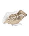 CENTRO MESA BLANCO-CHAMPÁN METAL-MÁRMOL 42 X 16,50 X 24 CM