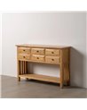 CONSOLA NATURAL MADERA MINDI ENTRADA 130 X 35 X 85 CM