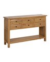 CONSOLA NATURAL MADERA MINDI ENTRADA 130 X 35 X 85 CM