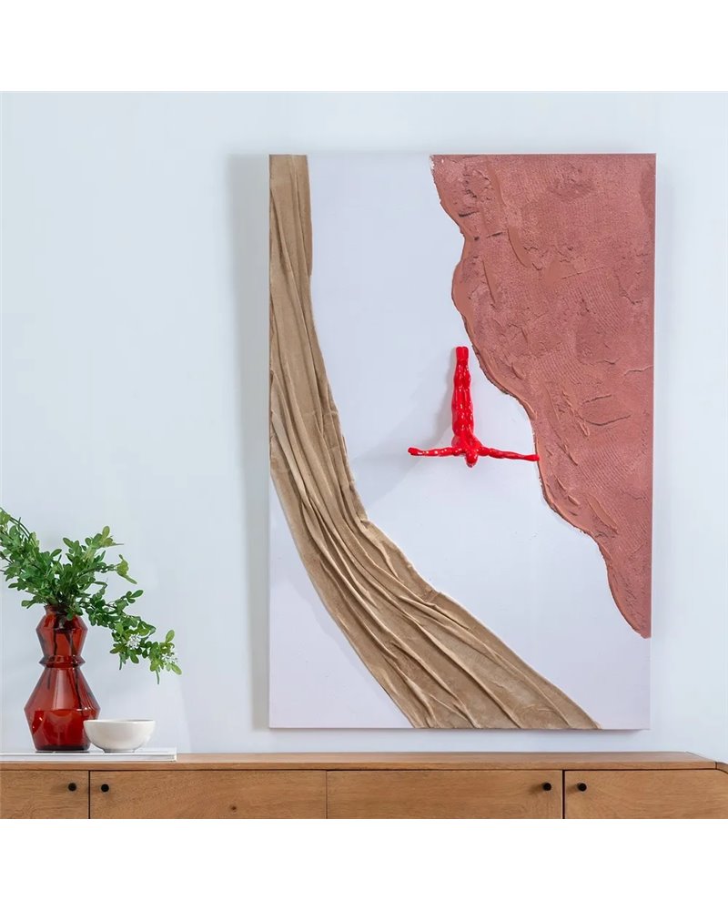 CUADRO FIGURA LIENZO DECORACIÓN 80 X 120 CM