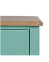 CÓMODA TURQUESA MADERA 93 X 38 X 78 CM