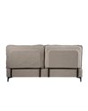 CAMA BEIGE TEJIDO DORMITORIO 192 X 214 X 95 CM