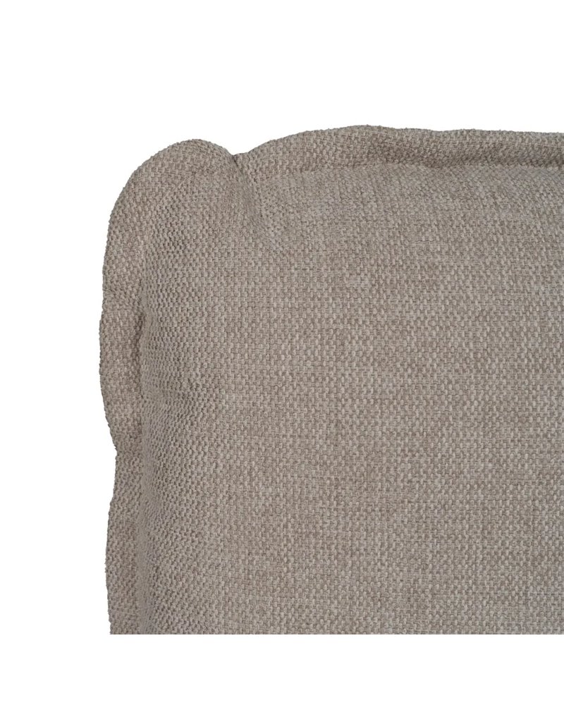 CAMA BEIGE TEJIDO DORMITORIO 192 X 214 X 95 CM