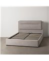 CAMA CANAPÉ GRIS TEJIDO DORMITORIO 164 X 214 X 110 CM