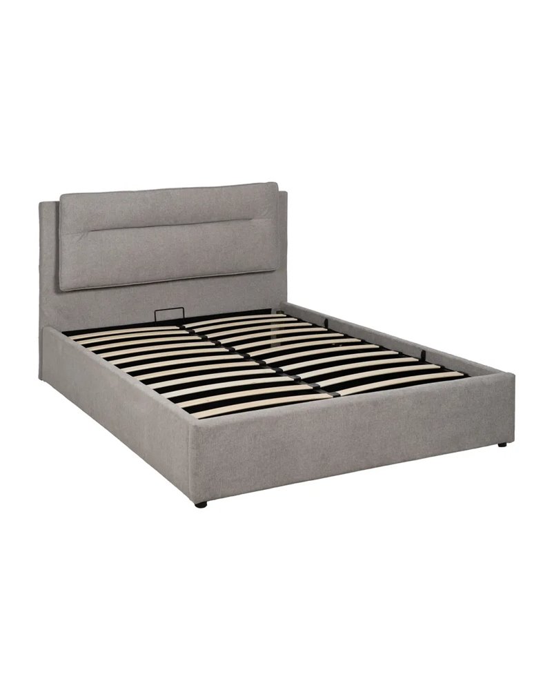 CAMA CANAPÉ GRIS TEJIDO DORMITORIO 164 X 214 X 110 CM