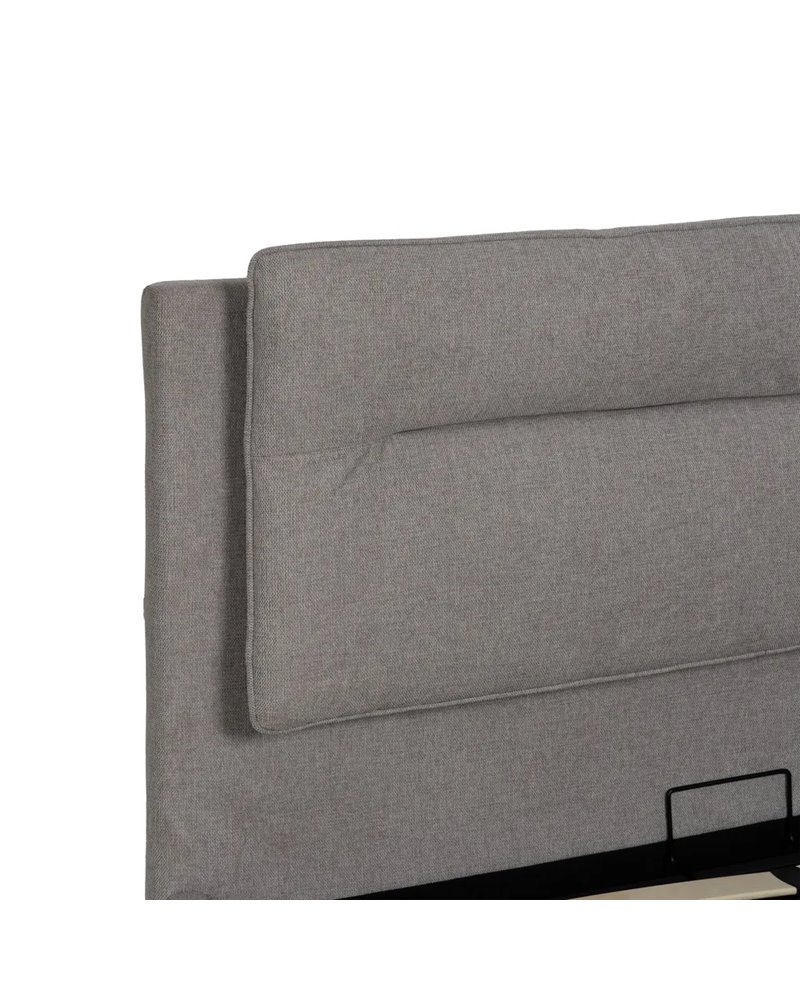 CAMA CANAPÉ GRIS TEJIDO DORMITORIO 164 X 214 X 110 CM